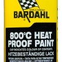 BARDAHL ΒΑΦΗ ΜΑΥΡΟ ΜΑΤ ΘΕΡΜΟΑΝΘΕΚΤΙΚΟ 800 C ΣΠΡΕΥ 400 ml (12) (64204) - (ΟΛΛ)