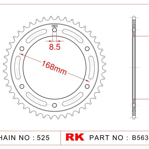 ΓΡΑΝΑΖΙ ΟΠΙΣΘ B5633 42Δ 0006 RK