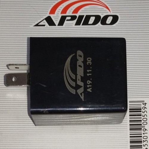 ΦΛΑΣΕΡ 12V (2 ΑΚΙΔΕΣ) ME ΒΟΜΒΗΤΗ APIDO - (ΤΑΙ)