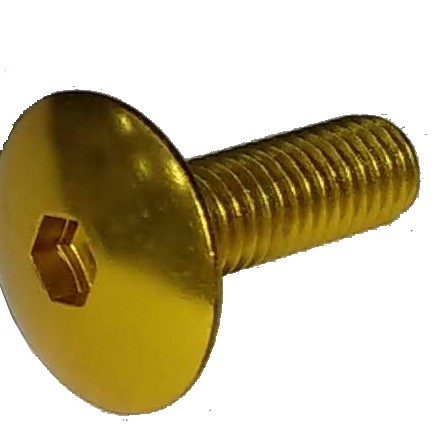 ΒΙΔΕΣ ΑΝΩΔΕΙΩΜΕΝΕΣ M6 ΦΑΡΔΥ ΚΕΦΑΛΙ 20mm ΧΡΥΣΕΣ - (ΤΑΙ)