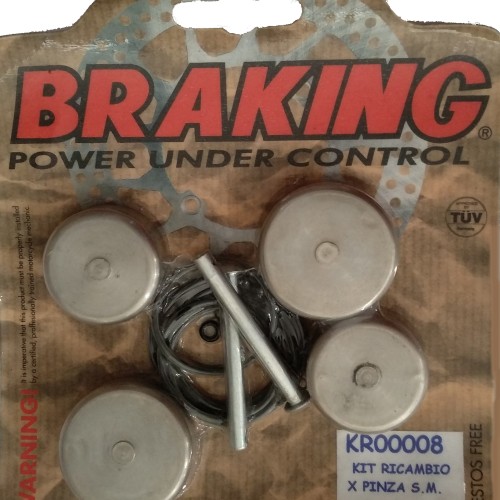 ΔΑΓΚΑΝΑΣ Δ/ΦΡ ΠΙΣΤΟΝΙΑ+ΤΣΙΜΟΥΧΕΣ BRK KR0008 SUPER MΟTARD - (ΙΤΑ)