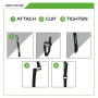ΙΜΑΝΤΑΣ Atlas G-Hook 17mm x 1.2M Black (Pair) OX300 OXFORD