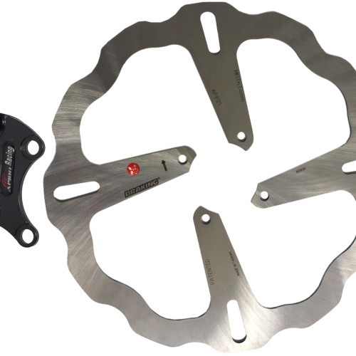 ΔΙΣΚΟΠΛΑΚΕΣ + ΑΝΤ/ΡΑΣ BRAKING YMH CRYPTON-R 105 OVERSIZE 300 - (ΙΤΑ)