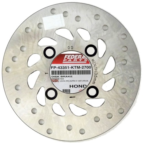 ΔΙΣΚΟΠΛΑΚΕΣ HND SUPRAX125/LIFAN ΠΙΣΩ FEDERAL (KTM) - (ΙΝΔ)