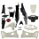 ΚΟΥΣΤΟΥΜΙΑ MDN KRISS 125 ΚΑΡΜΠΥΡΑΤΕΡ (KRISS120) ΑΣΠΡΑ/ΜΑΥΡΑ (17 ΤΕΜ) 