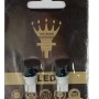 ΛΑΜΠΕΣ LED ΑΚΑΛΥΚΕΣ 1 LED ΜΠΛΕ 