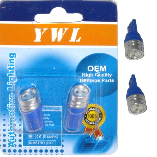 ΛΑΜΠΕΣ LED T10 ΑΚΑΛΥΚΕΣ HIGH POWER ΜΠΛΕ 