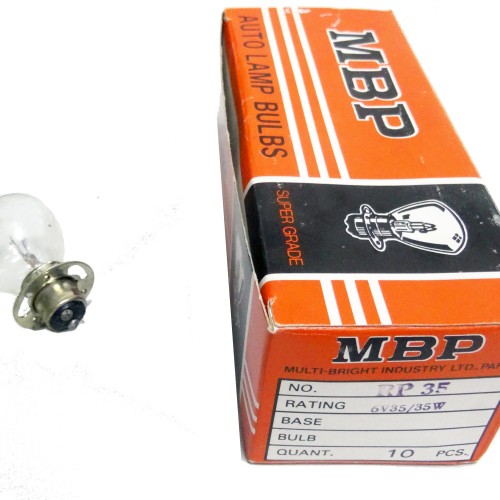 ΛΑΜΠΕΣ 6V 35/35W 3 ΤΡΥΠΕΣ - (ΤΑΙ)