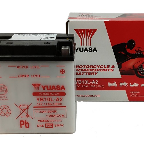 ΜΠΑΤΑΡΙΕΣ YUASA YB10L-A2 ΧΩΡΙΣ ΥΓΡΑ (5) (Χ/Ε) - (ΤΑΙ)