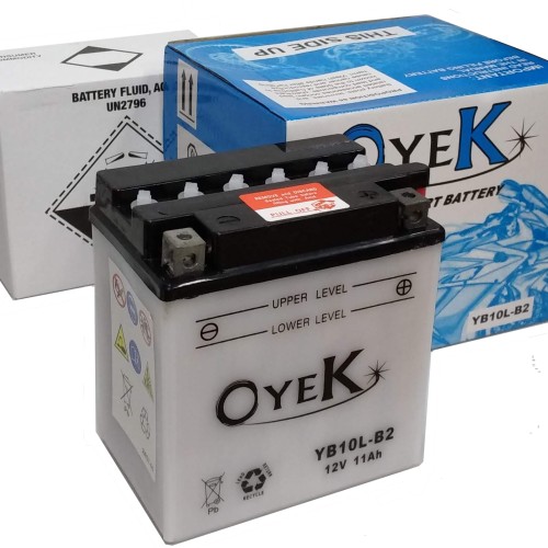 ΜΠΑΤΑΡΙΕΣ YB10L-B2 (12N10-3B) OyeK (4) - (ΤΑΙ)