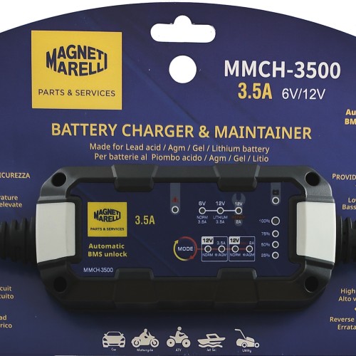 ΦΟΡΤΙΣΤΕΣ ΜΠΑΤΑΡΙΑΣ M.MARELLI 3.5A (MMCH-3500) - (ΙΤΑ)