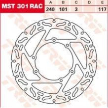 ΔΙΣΚΟΠΛΑΚΑ MST301RAC ΜΑΡΓ CR125 250 240-101 6ΤΡ TRW LUCAS