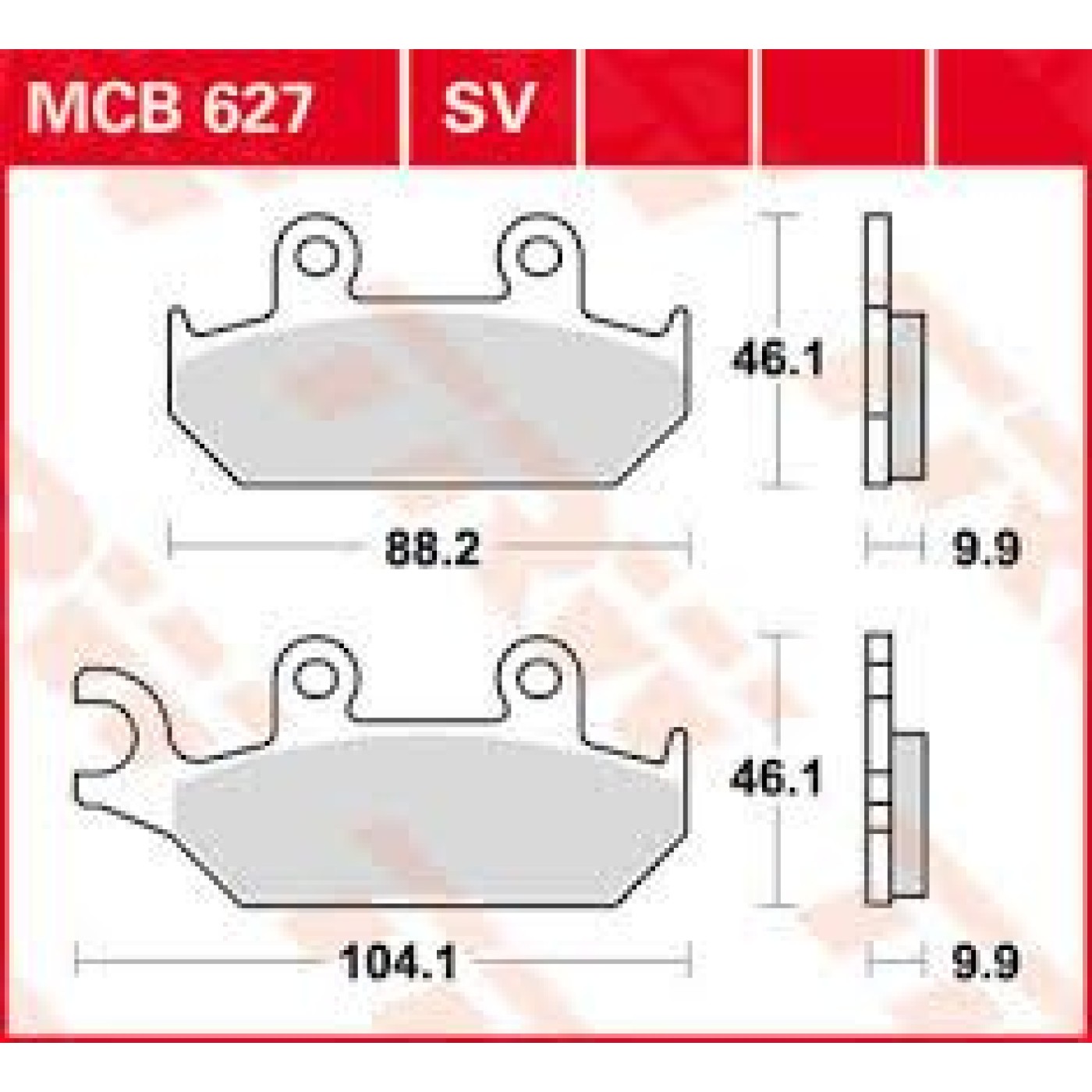 ΤΑΚΑΚΙΑ MCB627 TRW LUCAS ΓΕΡΜΑΝΙΑΣ F172