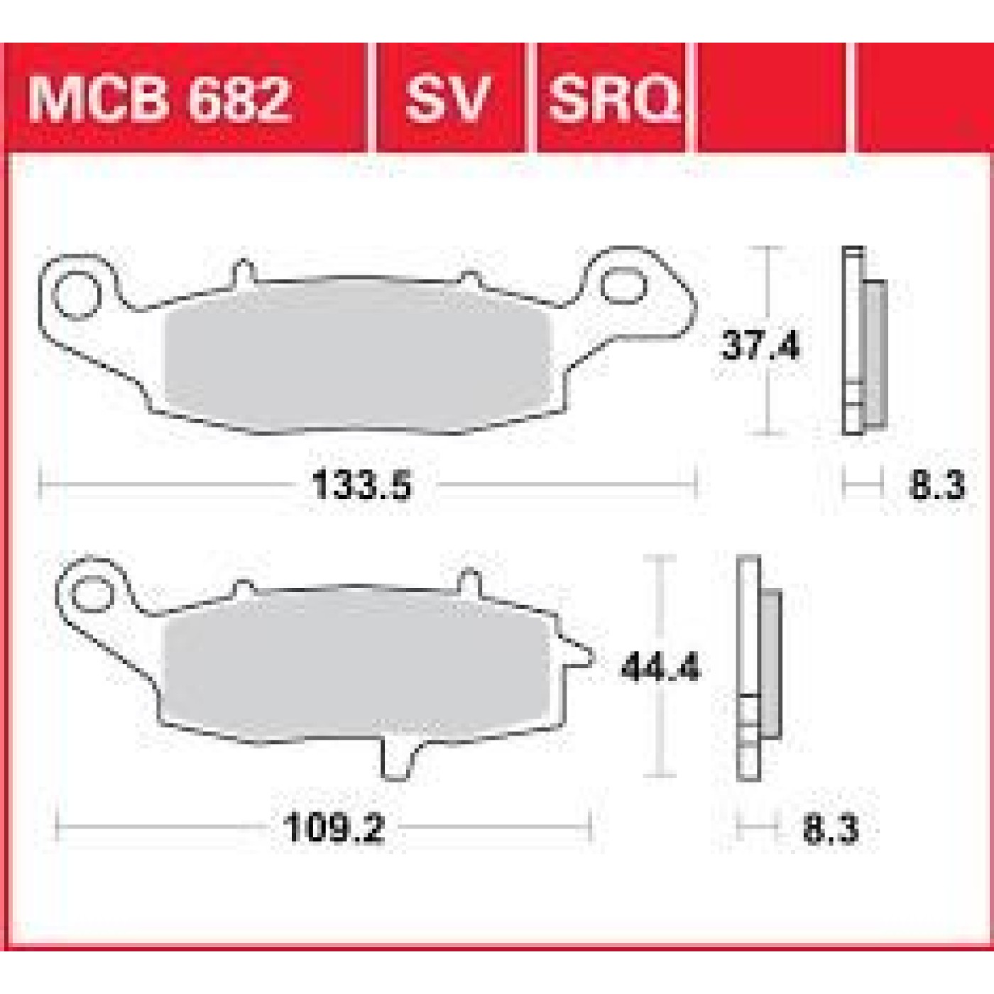 ΤΑΚΑΚΙΑ MCB682 TRW LUCAS ΓΕΡΜΑΝΙΑΣ F229