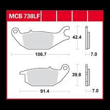 ΤΑΚΑΚΙΑ MCB738 SUPRA X125 CBR 125 ΟΠΙΣ  TRW LUCAS ΓΕΡΜΑΝΙΑΣ F343