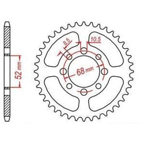 ΓΡΑΝΑΖΙ ΟΠΙΣΘ 802 44Δ KAZER KRISS PBR 802