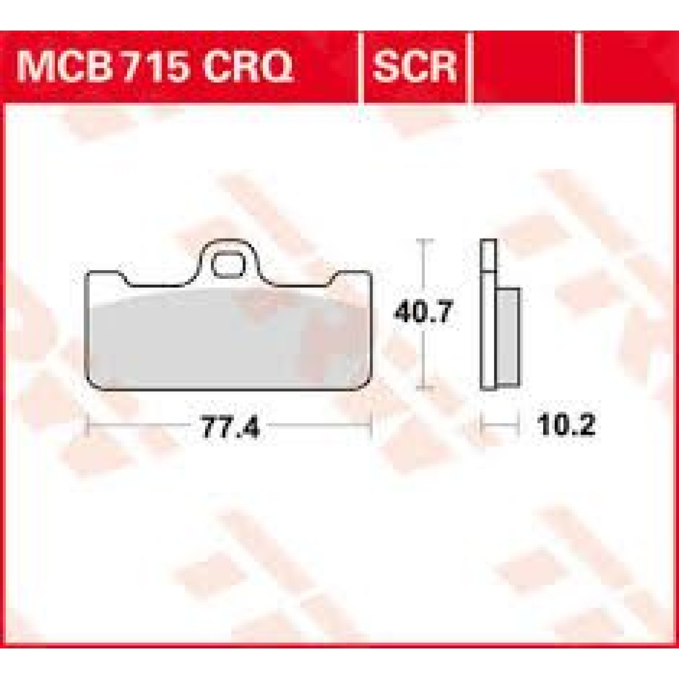 ΤΑΚΑΚΙΑ MCB715CRQ TRW LUCAS ΓΕΡΜΑΝΙΑΣ F218