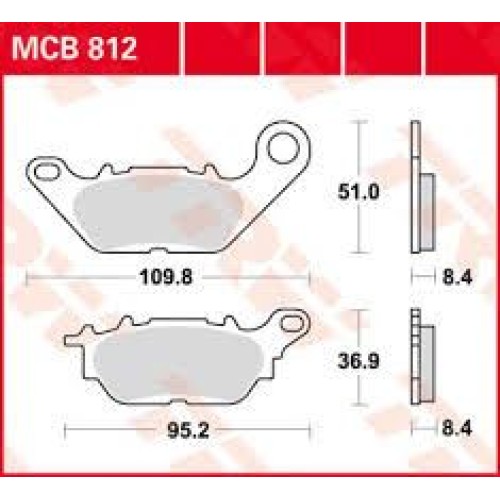 ΤΑΚΑΚΙΑ MCB812 CRYPTON X135 T110 TRW LUCAS F464