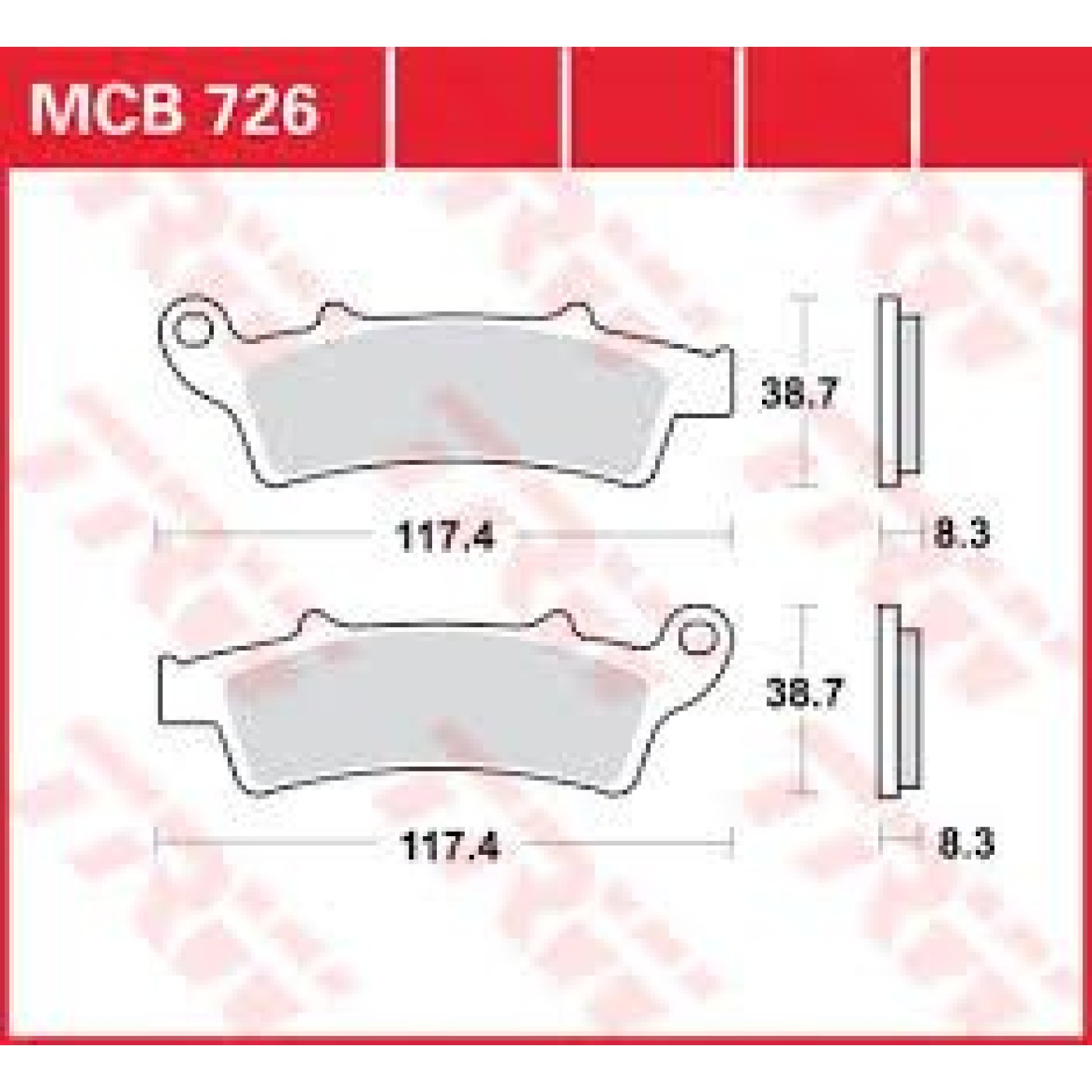ΤΑΚΑΚΙΑ MCB726SRM TRW LUCAS ΓΕΡΜΑΝΙΑΣ F324