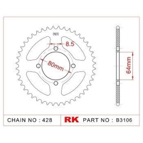 ΓΡΑΝΑΖΙ ΟΠΙΣΘ F1ZR-CRYPTON 37Δ RK ΜΑΛ