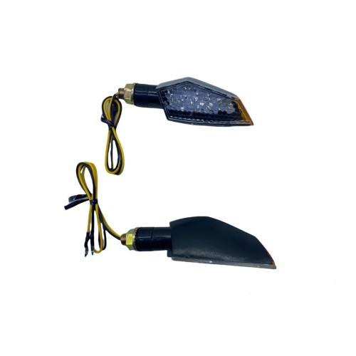 ΦΛΑΣ QZ 005 ΜΑΥΡΟ LED SHARK ΣΕΤ ROC