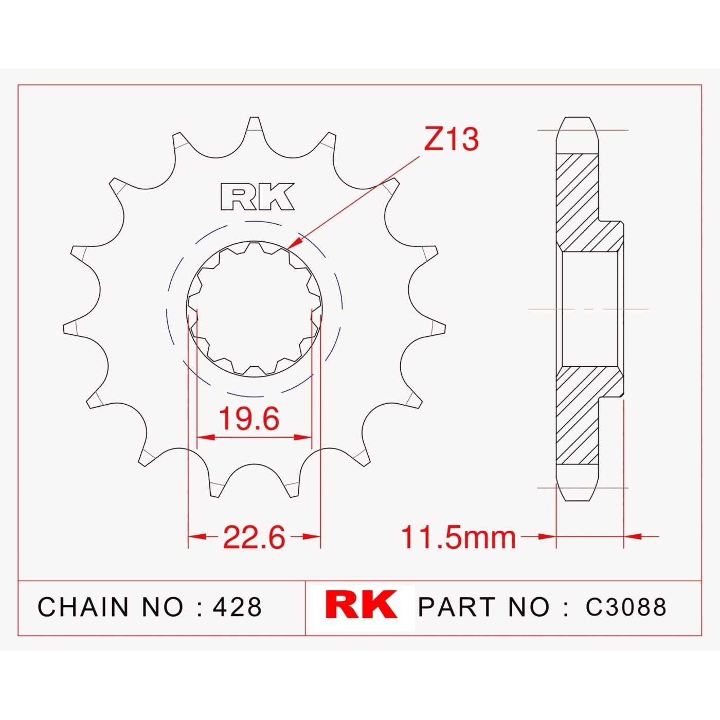 ΓΡΑΝΑΖΙ ΕΜΠΡ C3088 14Δ 409 RK