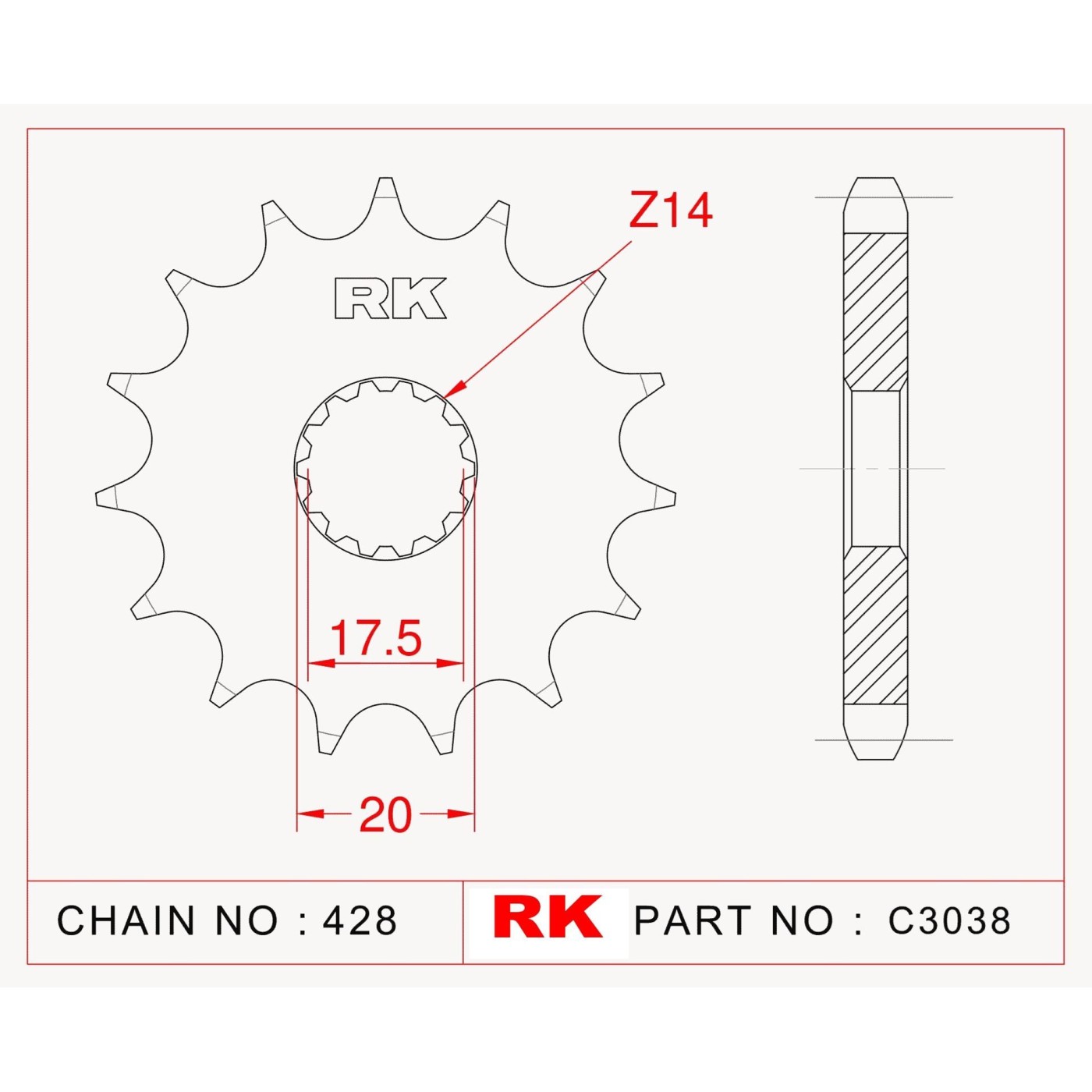 ΓΡΑΝΑΖΙ ΕΜΠΡ C3038 16Δ 558 RK