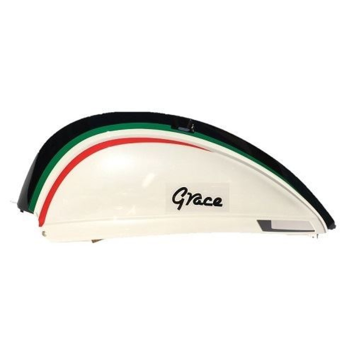 ΚΑΠΑΚΙ ΠΛΑΙΝ GRACE 50 L ΑΣΠΡΟ ΙΤΑΛ ΣΗΜΑΙΑ