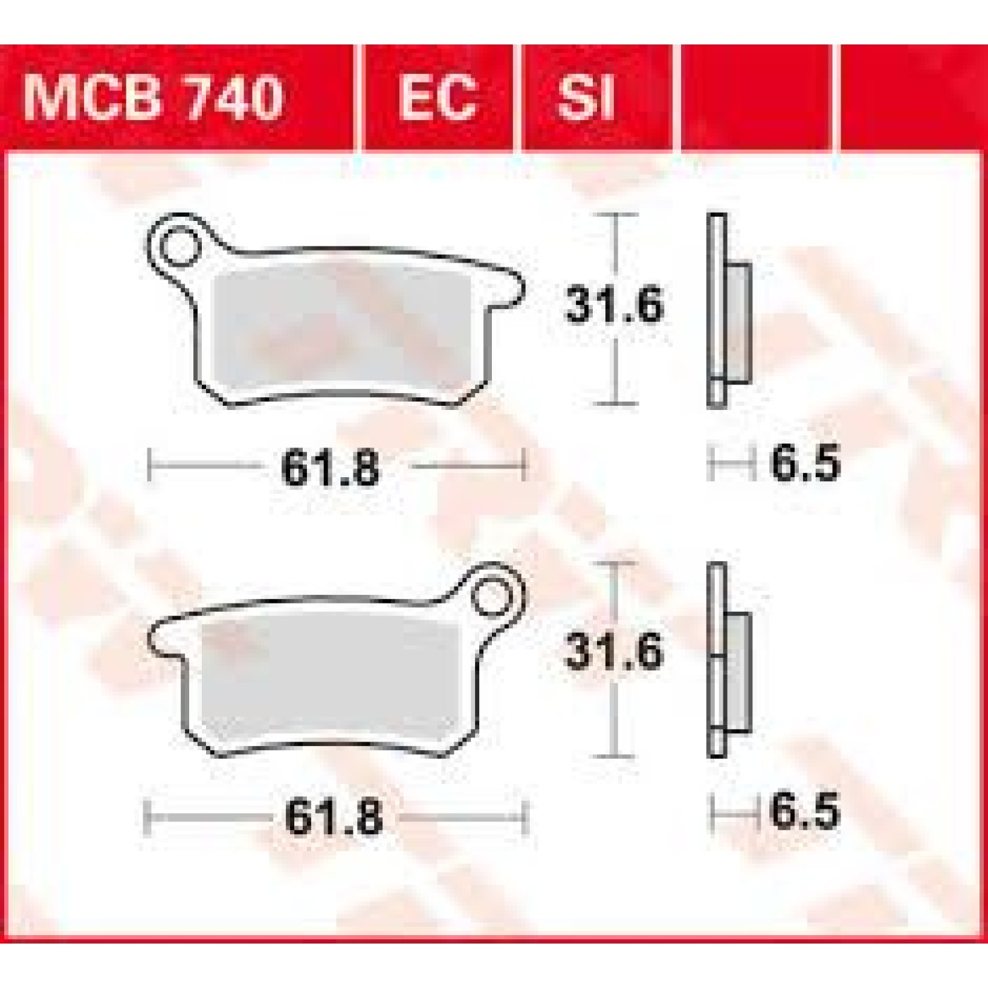 ΤΑΚΑΚΙΑ MCB740EC TRW LUCAS ΓΕΡΜΑΝΙΑΣ F357