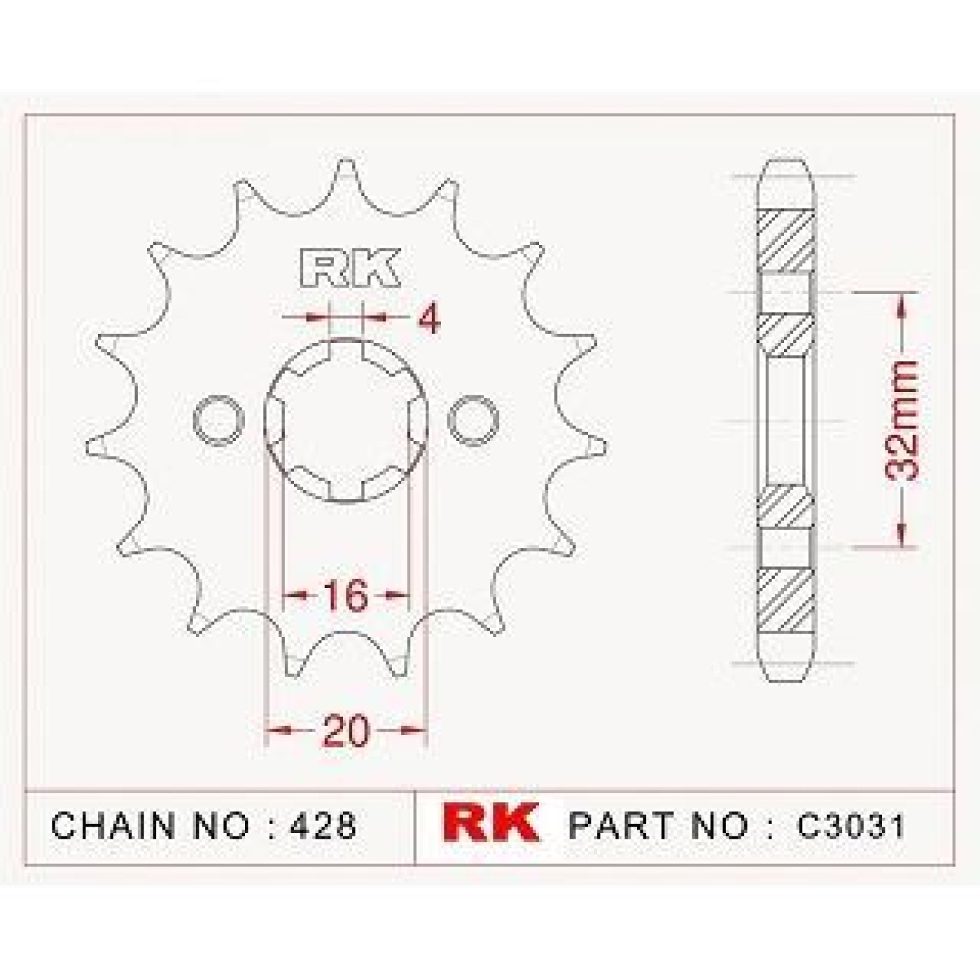 ΓΡΑΝΑΖΙ ΕΜΠΡ CRYPTON X135 15Δ RK ΜΑΛ