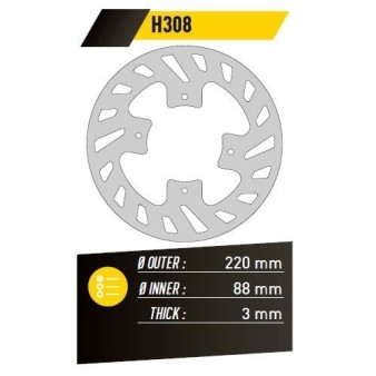 ΔΙΣΚΟΠΛΑΚΑ FE.H308 CR 80 CRF 150 ΕΜΠ. 220-88 3 4Τ FE