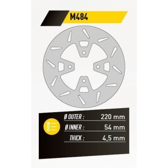 ΔΙΣΚΟΠΛΑΚΑ FE.M484 MAJESTY 125-150 96-10 ΕΜΠ 220-54  4.5 4Τ FE