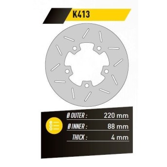 ΔΙΣΚΟΠΛΑΚΑ FE.K413 KXR MXU-250 ΟΠ.  220-88 4 5Τ FE