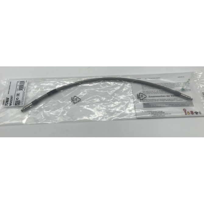 ΣΩΛΗΝΑΚΙ ΔΙΣΚΟΦΡ MV025S 25CM ΜΑΥΡΟ TRW