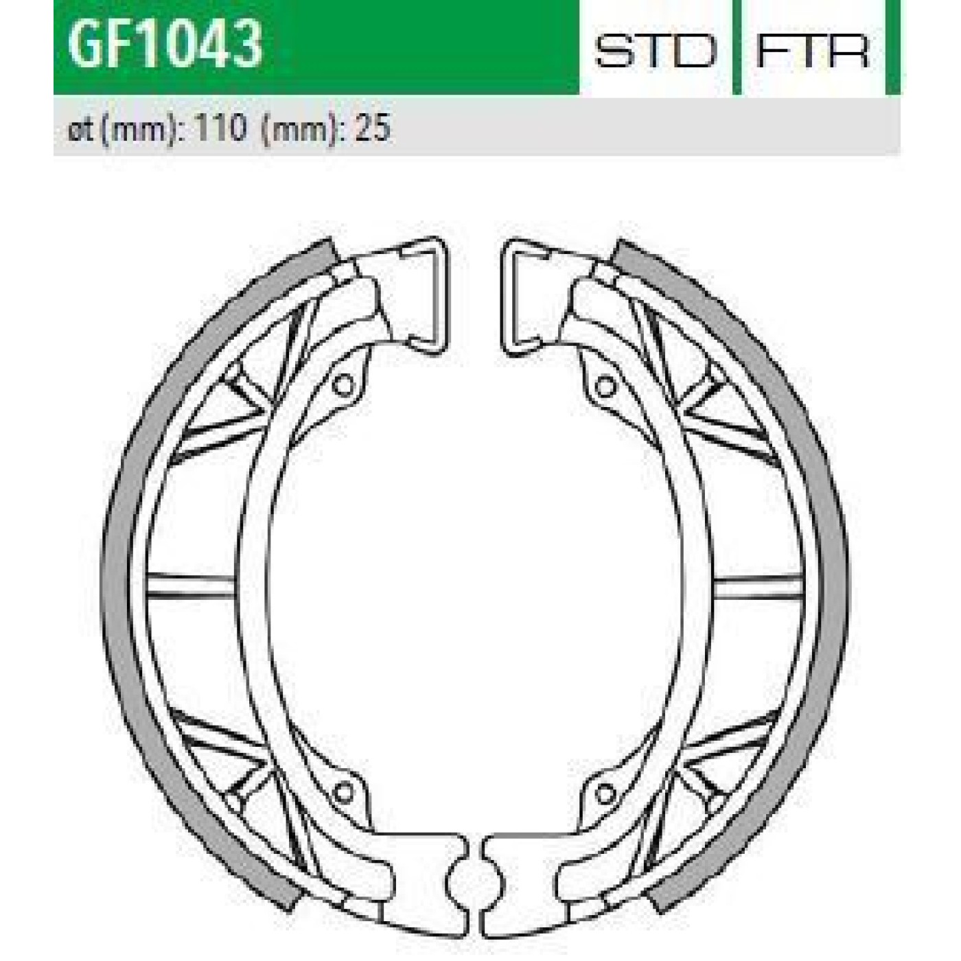 ΣΙΑΓΩΝΕΣ GF1043FTR ASTREA SUPRA C50 NEWFREN