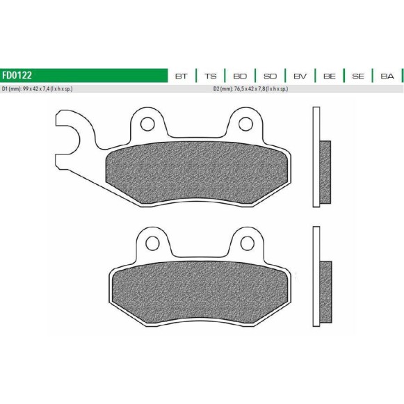 ΤΑΚΑΚΙΑ FD0122BT1 VIVACITY 125 ΕΜΠ NEWFREN F135/214