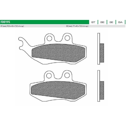 ΤΑΚΑΚΙΑ FD0195BE1 RUNNER 200 ST VESPA GTS ΕΜΠ NEWFREN F194