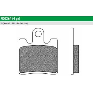 ΤΑΚΑΚΙΑ FD0264BE1 GTS 300 08-09 BURGMAN 400 ΕΜΠ NEWFREN F283/423 ΧΧ