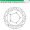 ΔΙΣΚΟΠΛΑΚΑ DF4129A XENTER125 150 ΕΜΠ 267-133-115 5ΤΡ NEWFREN