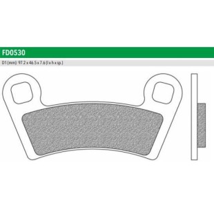 ΤΑΚΑΚΙΑ FD0530SV1 ΜΕΤΑΛ ATV POLARIS ΕΜ/ΟΠ NEWFREN F456
