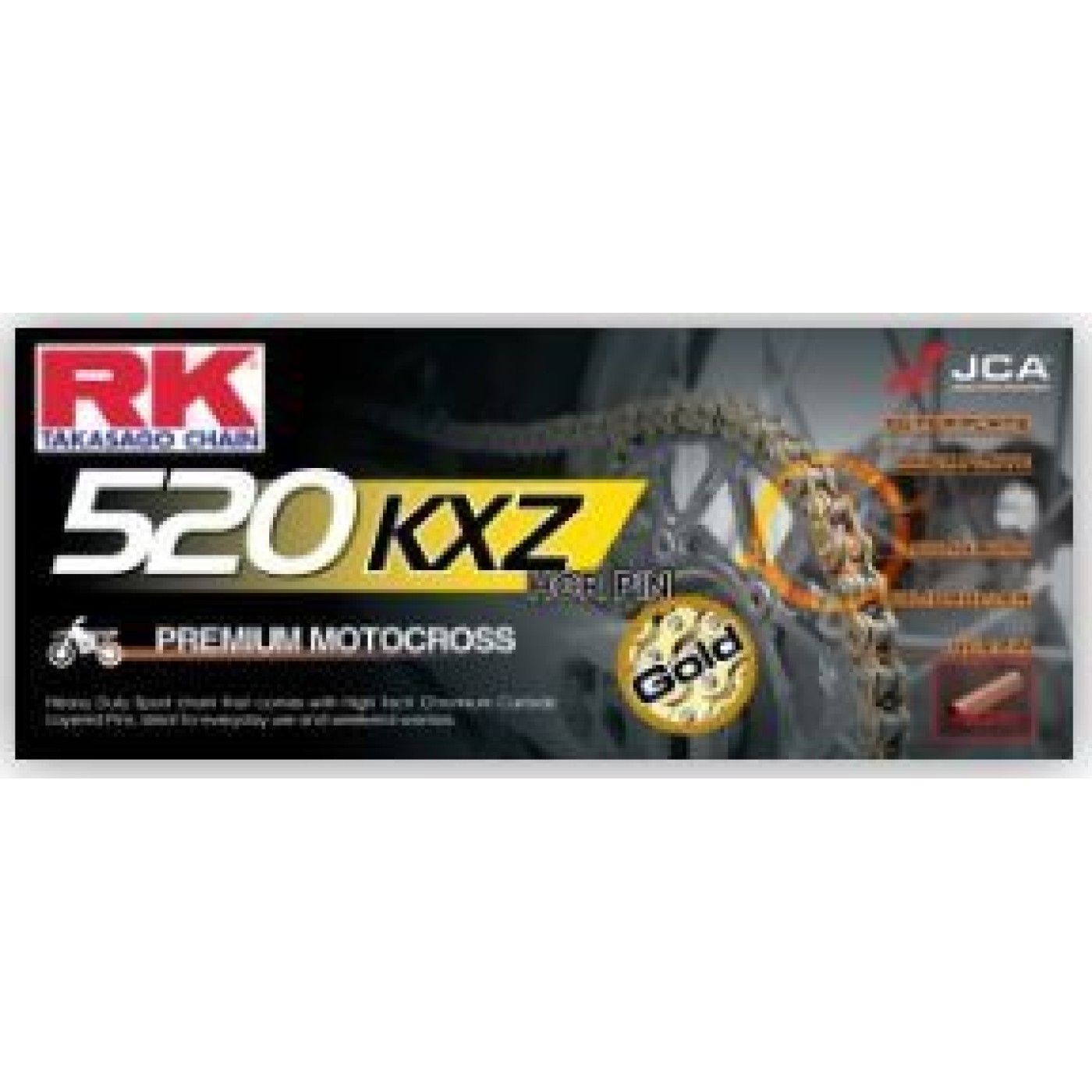 ΑΛΥΣΙΔΑ 520KXZ 120L ΧΡΥΣΗ ΕΝΙΣΧ MOTOCROSS RK ΙΑΠΩΝΙΑΣ