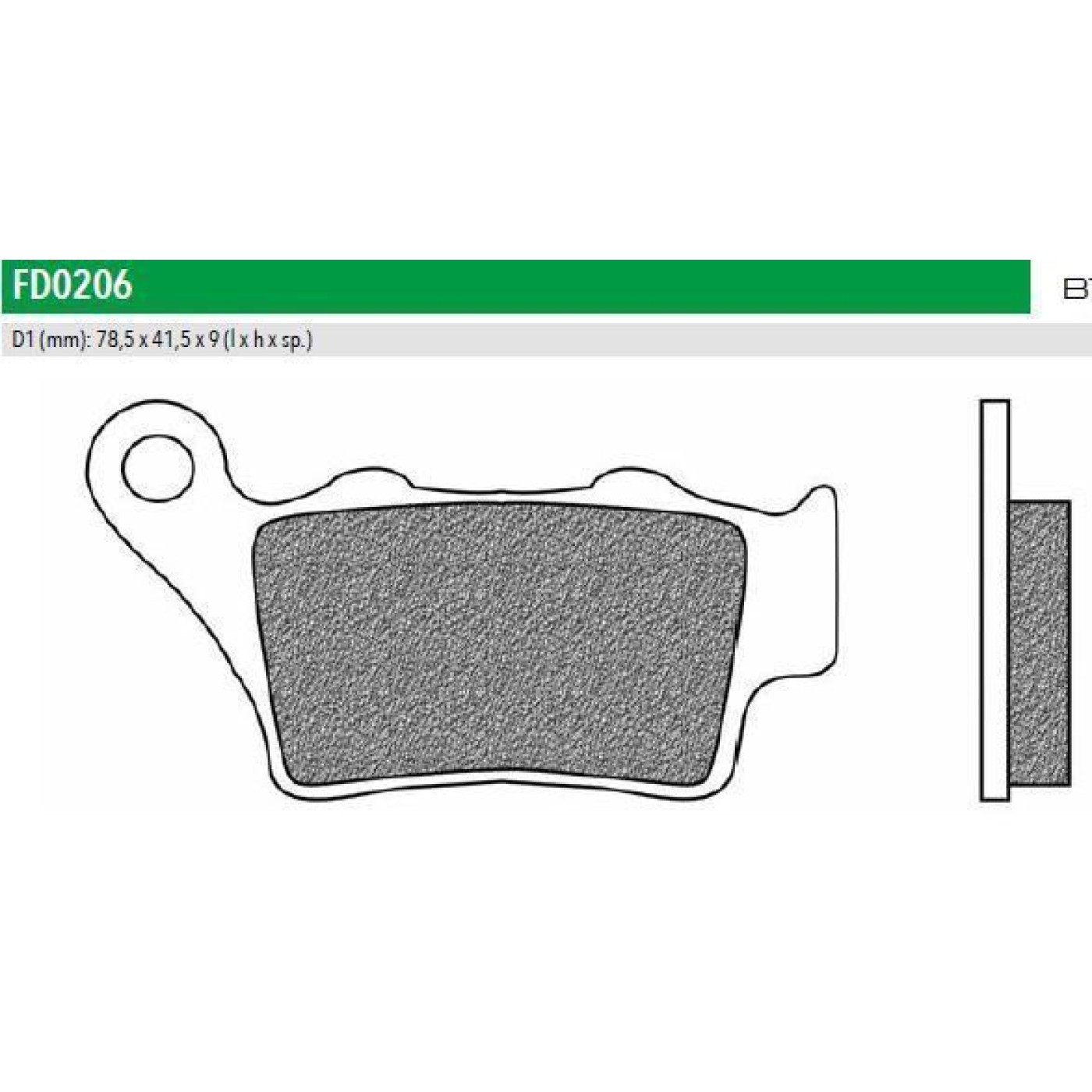 ΤΑΚΑΚΙΑ FD0206BD1 XT660 F650 ΟΠΙΣ NEWFREN F208/213