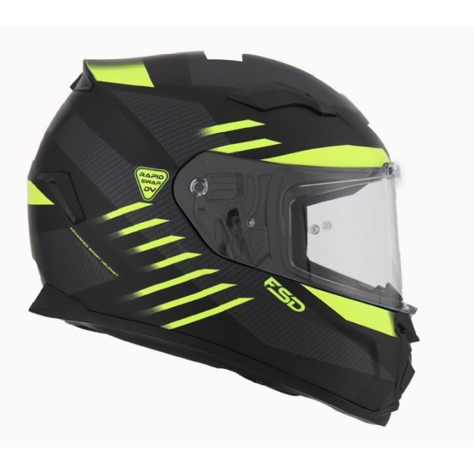 ΚΡΑΝΟΣ FSD 820 FFACE XL ΣΧΕΔΙΟ ALIEN ΤΙΤΑΝΙΟ ΜΑΥΡΟ ΚΙΤΡΙΝΟ ΜΑΤ 22.06