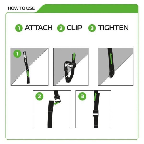 ΙΜΑΝΤΑΣ Atlas G-Hook 17mm x 2.0M Black (Pair) OX303 OXFORD