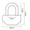 ΚΛΕΙΔΑΡΙΑ ΔΙΣΚ ΛΟΥΚ Boss16 Disc Lock -16mm Shackle OF46 OXFORD