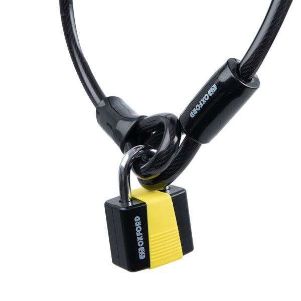 ΚΛΕΙΔΑΡΙΑ ΚΟΥΛΟΥΡΑ ΛΟΥΚΕΤΟ Loop Lock10 Cable Lock+Padlock 10mm x 1.8mm LK222 OXFORD (OF222)