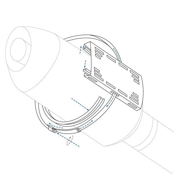 ΠΡΟΣΤΑΤΕΥΤΙΚΟ ΕΞΑΤΜΙΣΗΣ Can Guard Exhaust Heat Sheild OX643 OXFORD