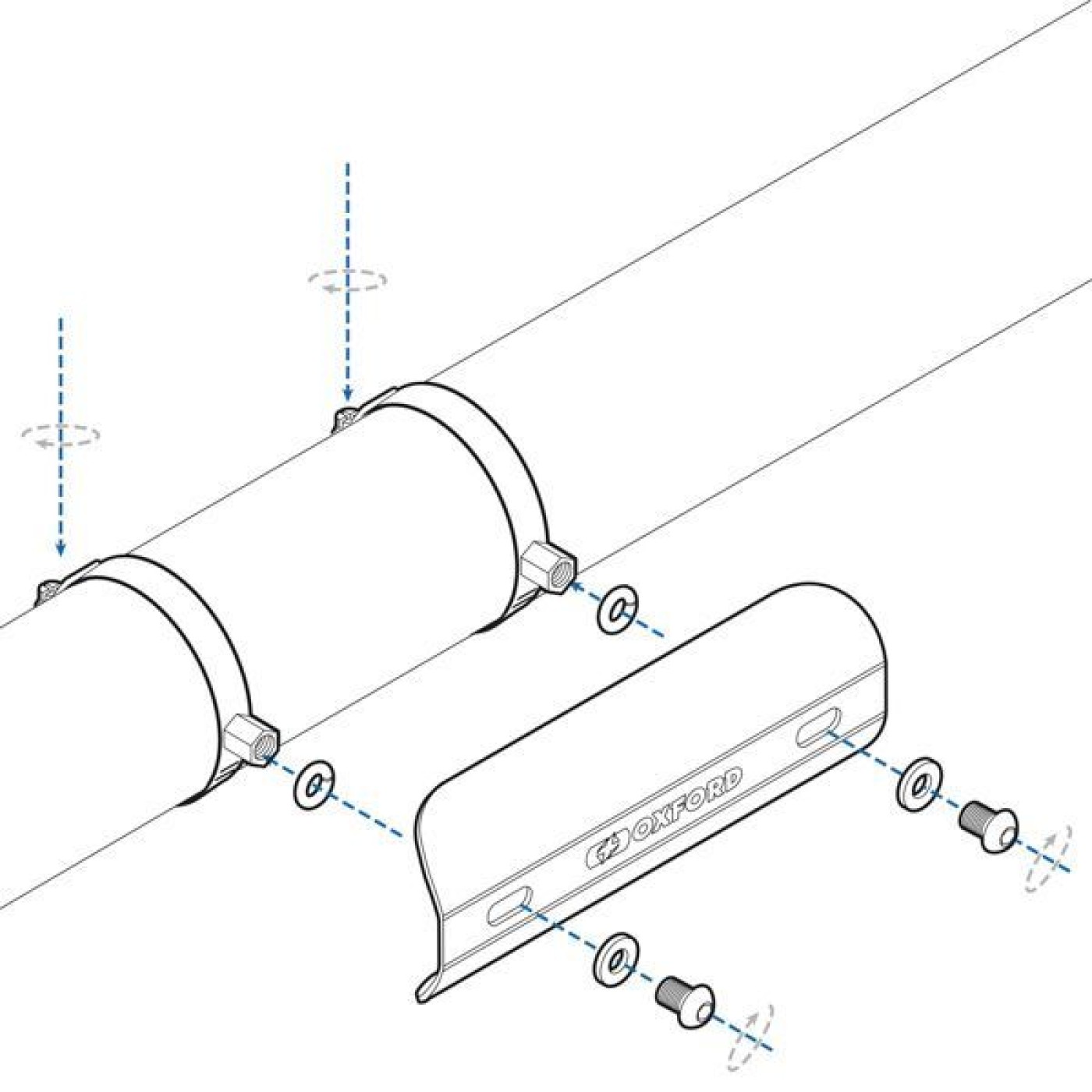ΠΡΟΣΤΑΤΕΥΤΙΚΟ ΕΞΑΤΜΙΣΗΣ Sport Exhaust Heat Shield OX879 OXFORD