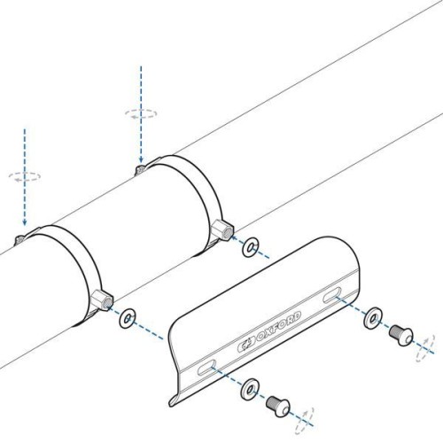 ΠΡΟΣΤΑΤΕΥΤΙΚΟ ΕΞΑΤΜΙΣΗΣ Sport Exhaust Heat Shield OX879 OXFORD
