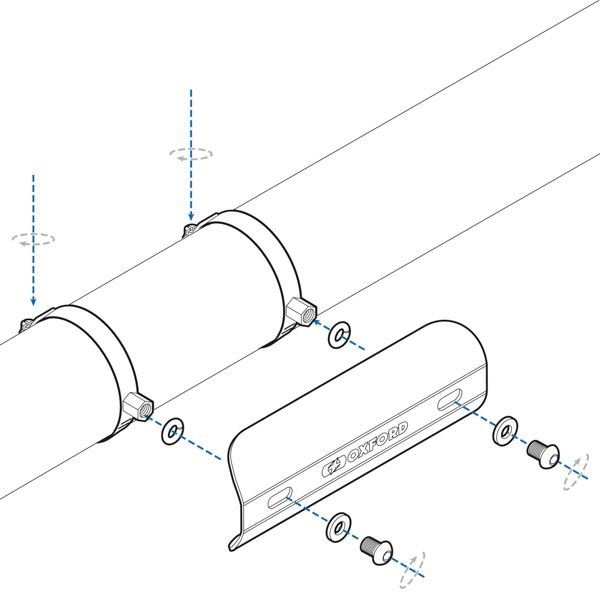 ΠΡΟΣΤΑΤΕΥΤΙΚΟ ΕΞΑΤΜΙΣΗΣ Sport Exhaust Heat Shield OX879 OXFORD